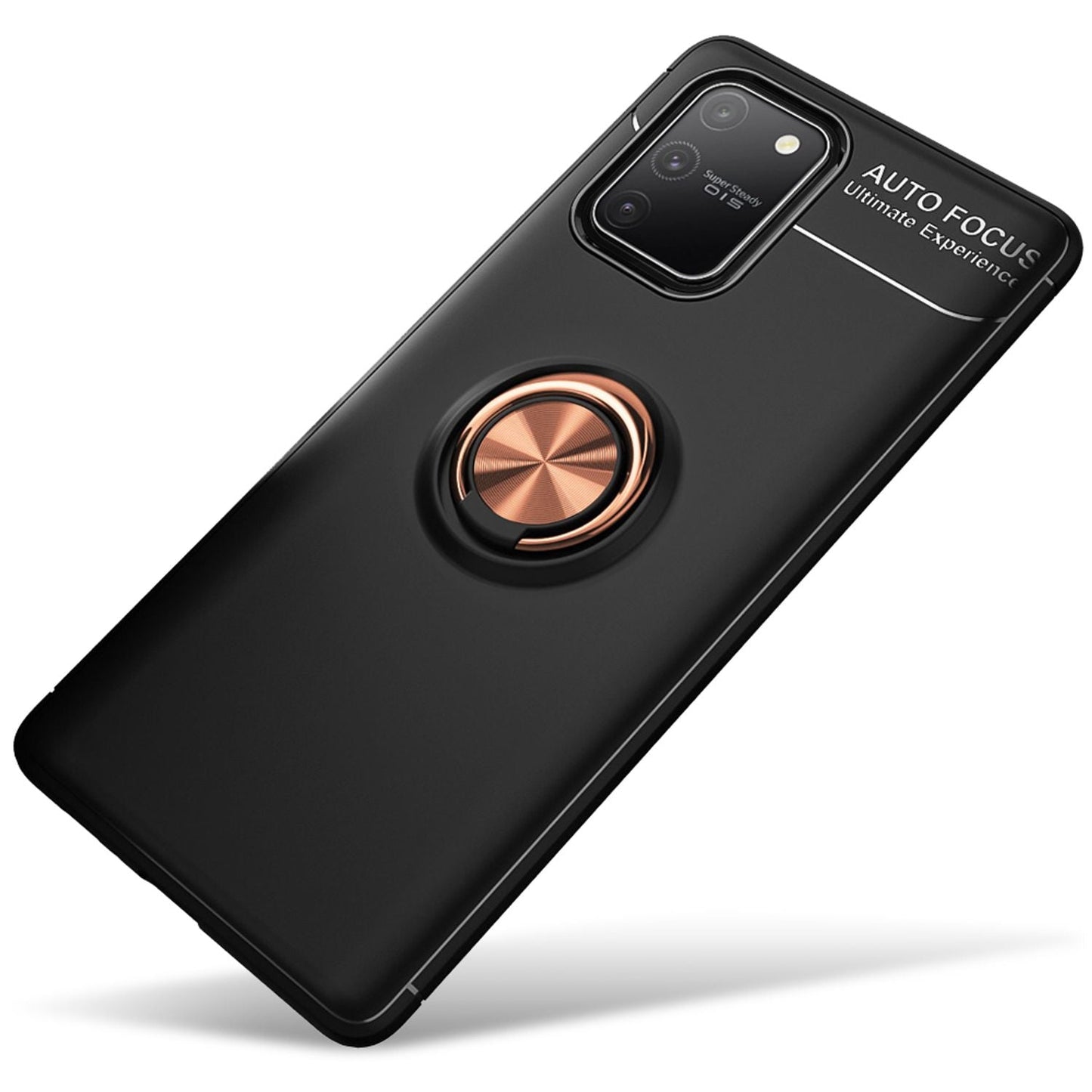 Husă NALIA cu suport rotativ la 360° - Compatibilă cu Galaxy S10 Lite, material silicon