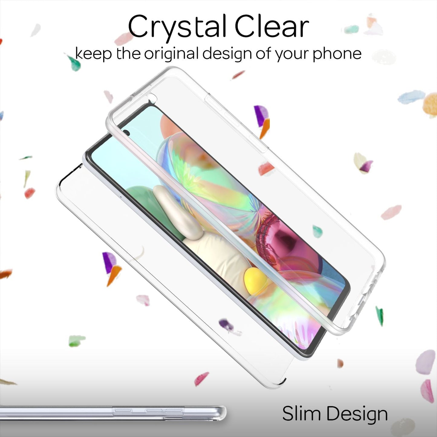 NALIA Berlin 360 Grad Hülle Rundumschutz - Transparent Passgenau A71