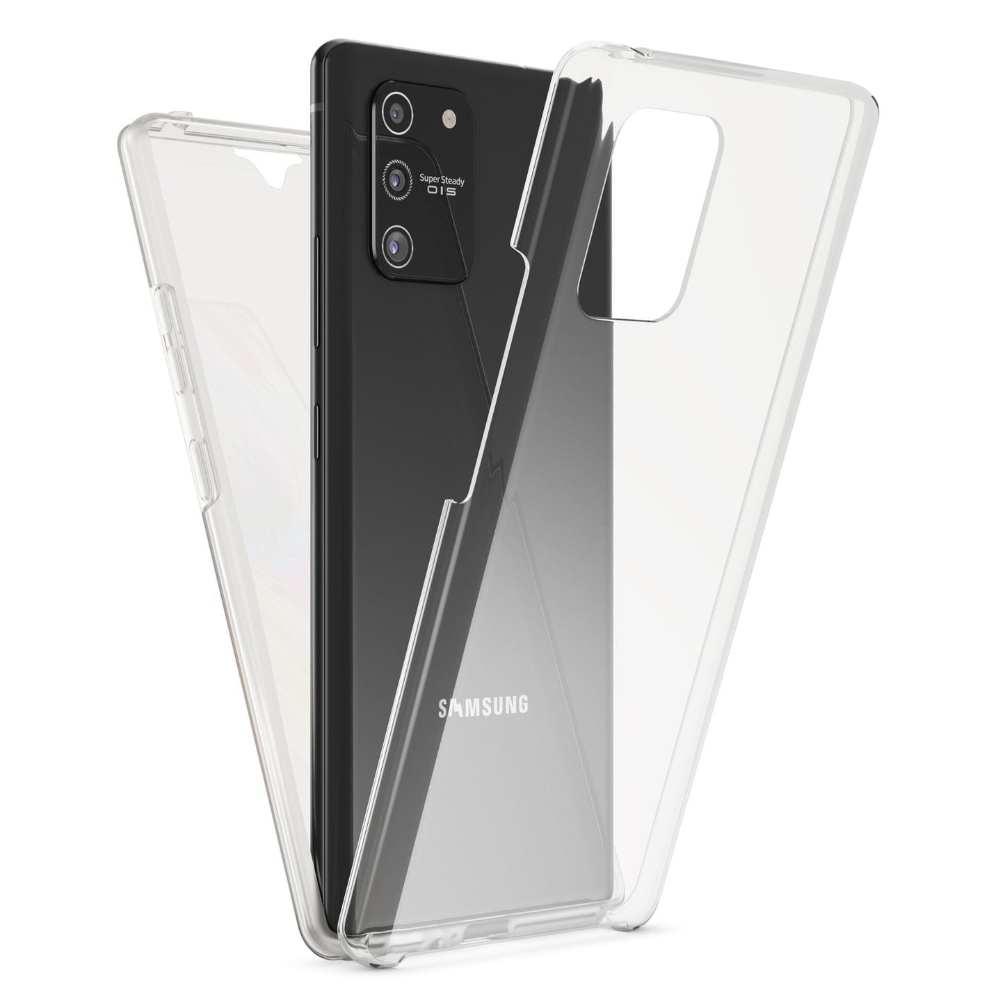 NALIA 360 Grad Handy Hülle kompatibel mit Samsung Galaxy S10 Lite, Full Cover