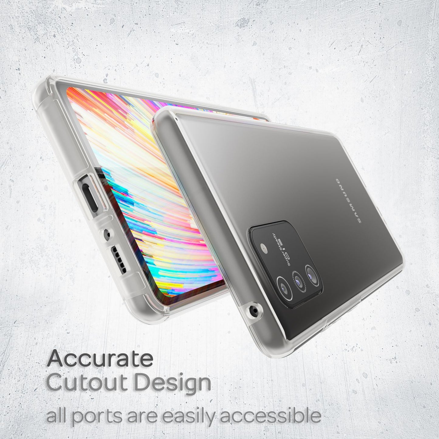 NALIA 360 Grad Handy Hülle kompatibel mit Samsung Galaxy S10 Lite, Full Cover