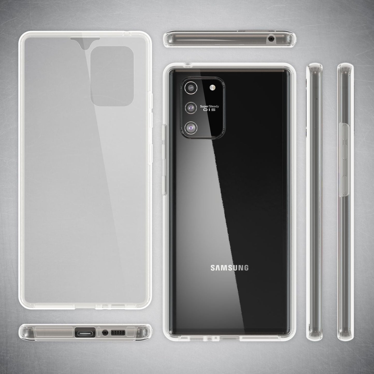 NALIA 360 Grad Handy Hülle kompatibel mit Samsung Galaxy S10 Lite, Full Cover
