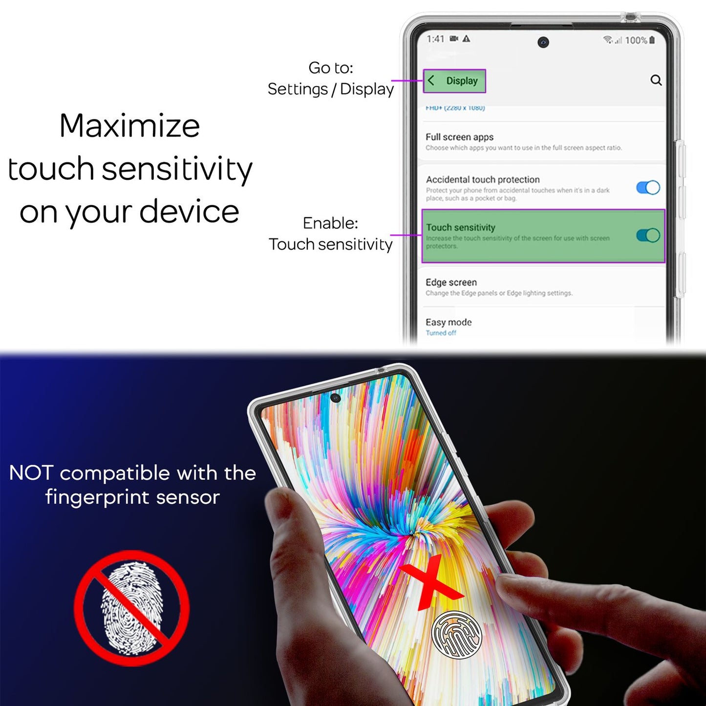 NALIA 360 Grad Handy Hülle kompatibel mit Samsung Galaxy S10 Lite, Full Cover