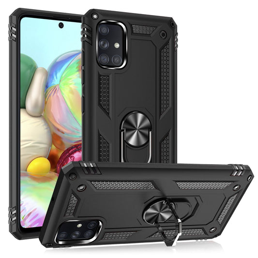 NALIA Ring Hülle für Samsung Galaxy A51, Handy Schutz Tasche Cover Case Bumper
