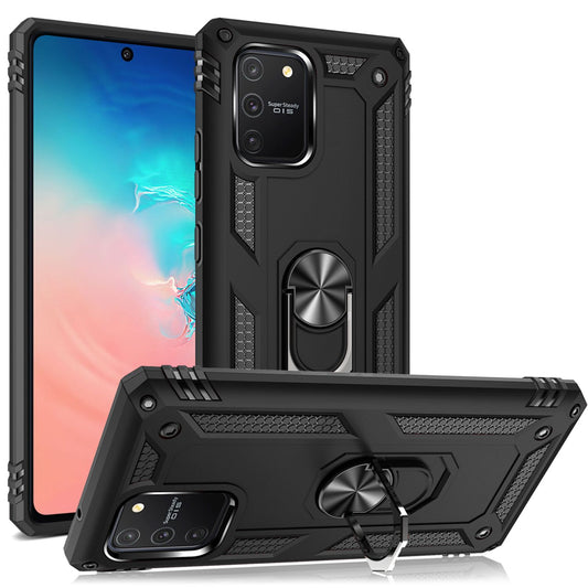 NALIA Ring Hülle für Samsung Galaxy S10 Lite, Handy Schutz Tasche Cover TPU Case