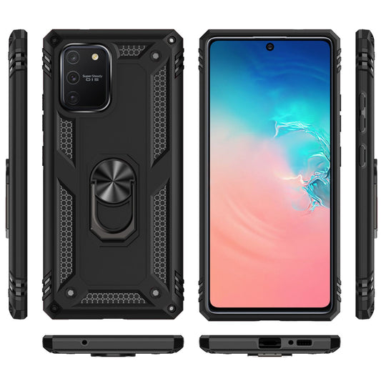NALIA Ring Hülle für Samsung Galaxy S10 Lite, Handy Schutz Tasche Cover TPU Case