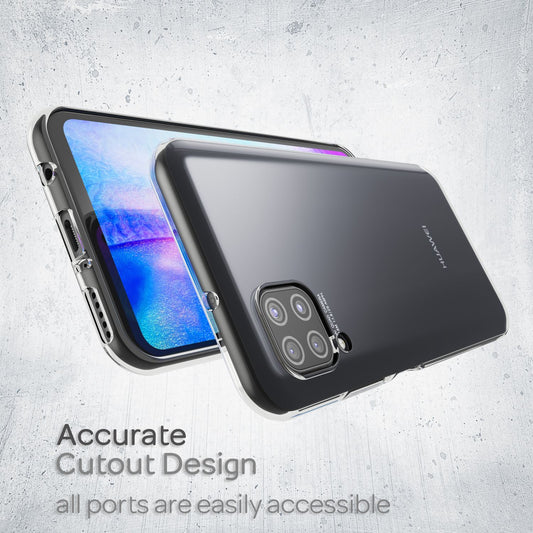 NALIA Berlin AirFlex Hülle Transparenz - Ultraleicht Passgenau Huawei P40 Lite Schutz