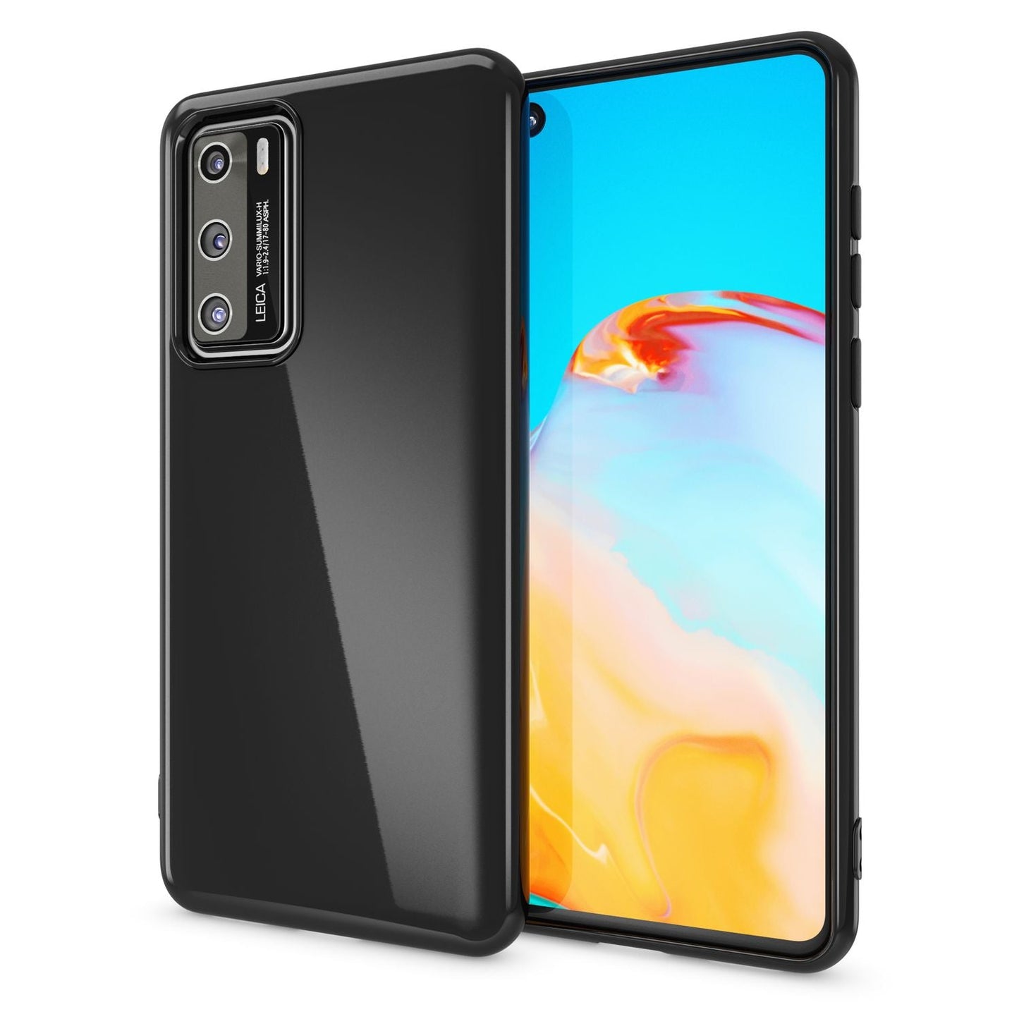 Husa de telefon NALIA pentru Huawei P40, husă de protecție subțire din silicon, TPU, cu bara de protecție