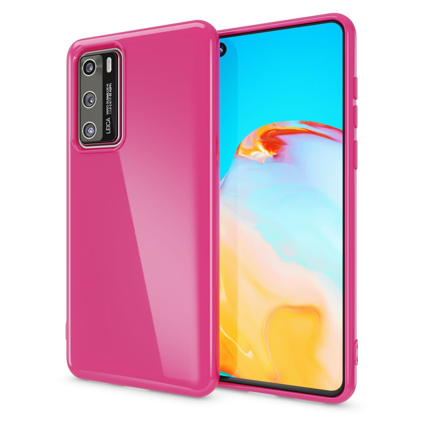 Husa de telefon NALIA pentru Huawei P40, husă de protecție subțire din silicon, TPU, cu bara de protecție