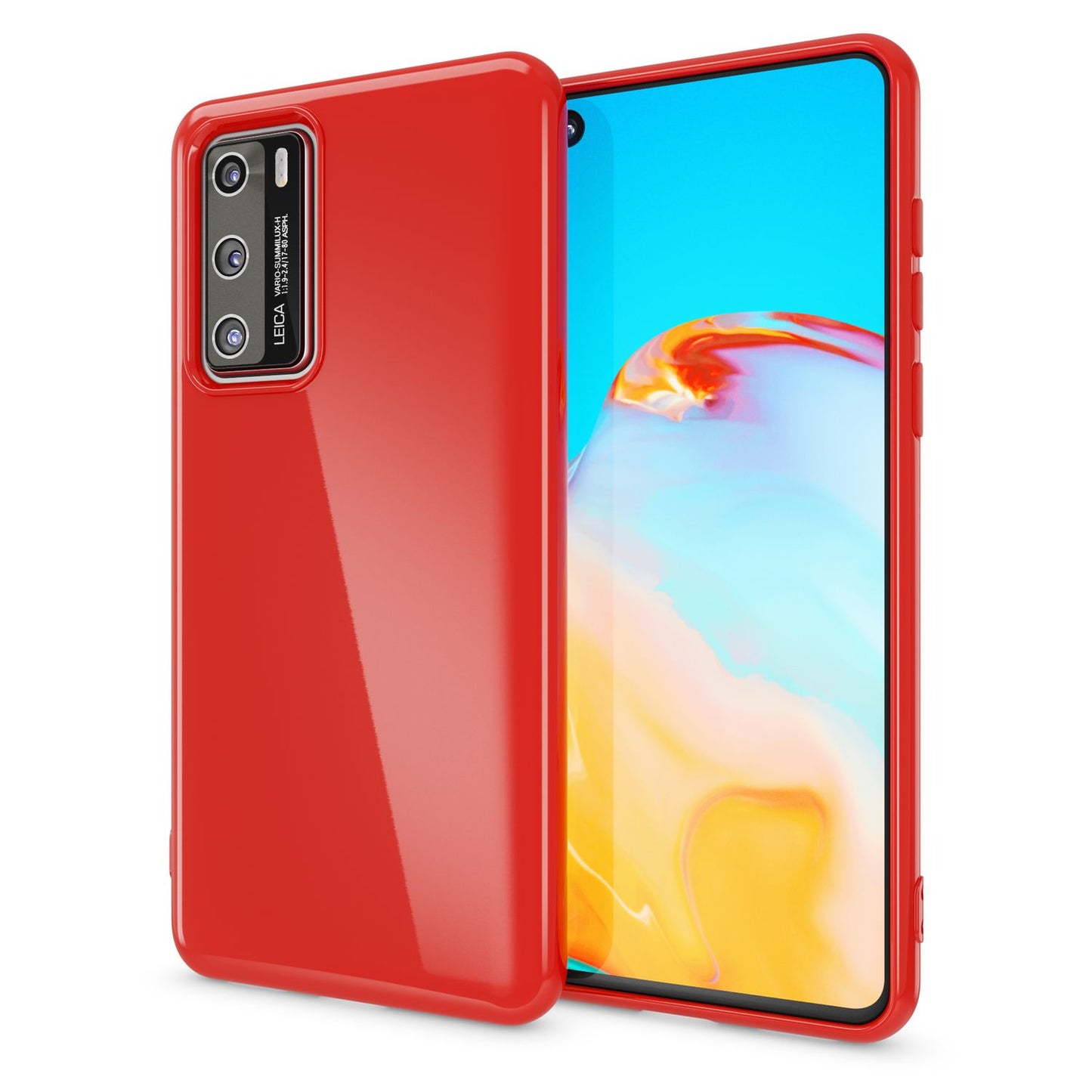 Husa de telefon NALIA pentru Huawei P40, husă de protecție subțire din silicon, TPU, cu bara de protecție