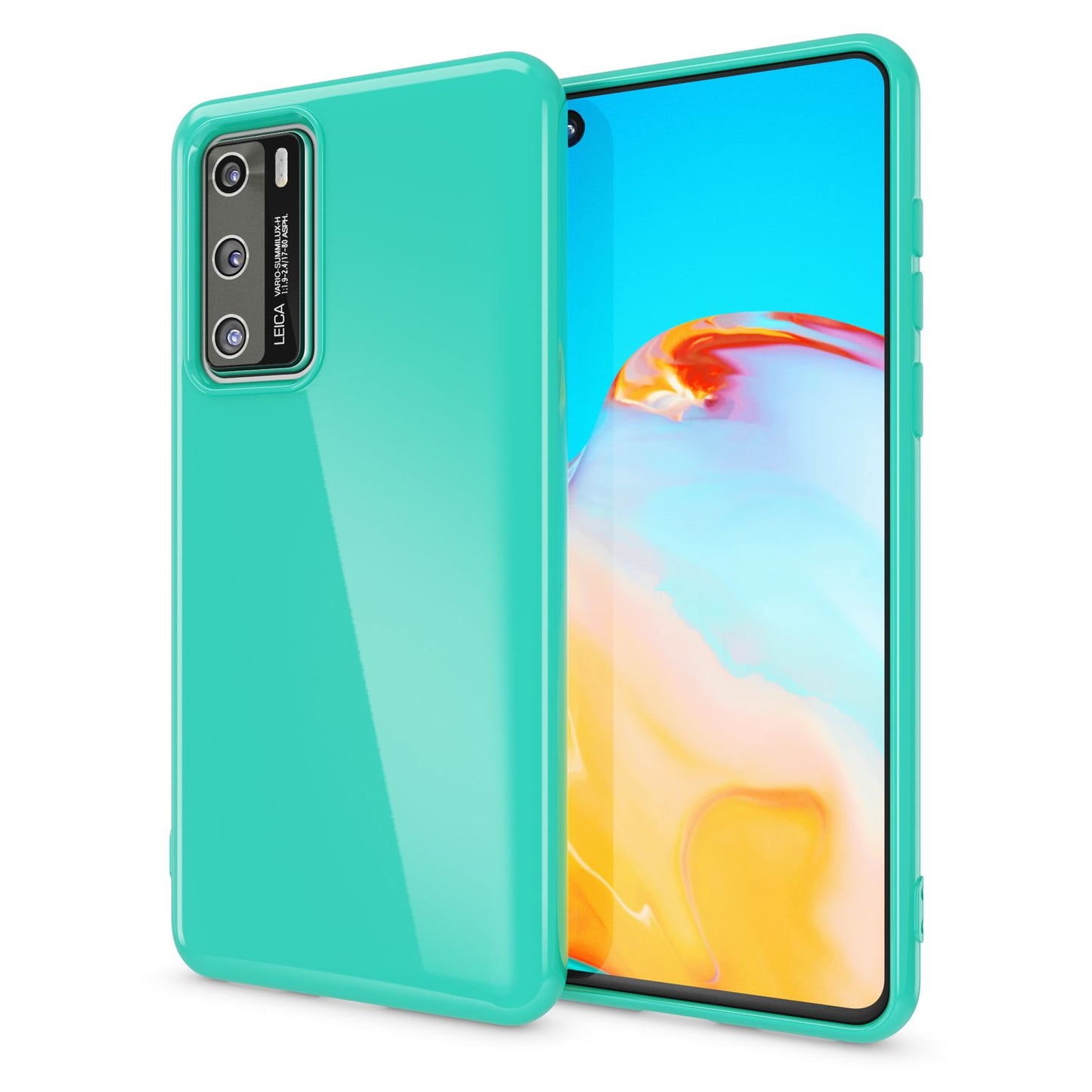 Husa de telefon NALIA pentru Huawei P40, husă de protecție subțire din silicon, TPU, cu bara de protecție