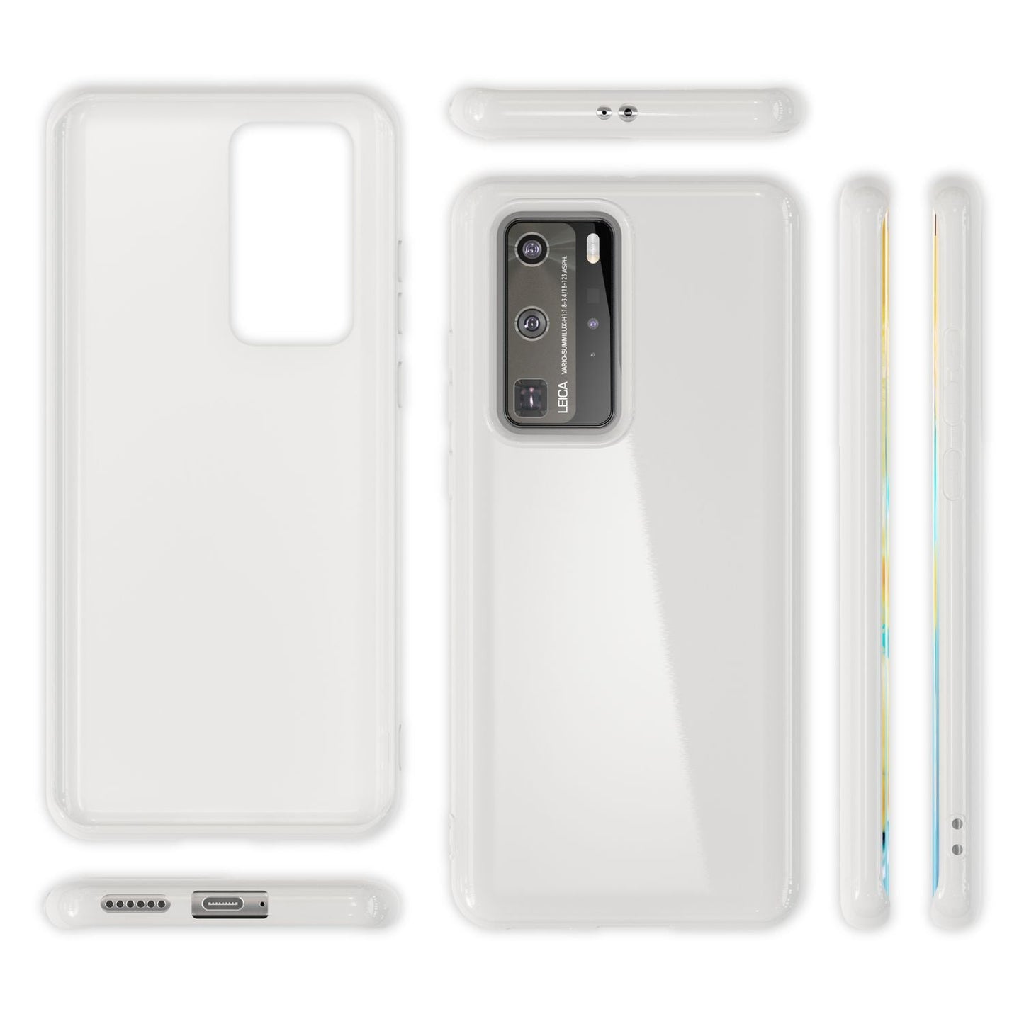 NALIA Huawei P40 Pro Silikon Schutzhülle - Ultra Slim, TPU Material, 0,8 mm Dicke