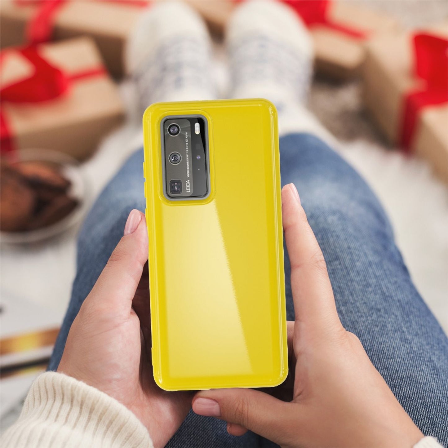 NALIA Huawei P40 Pro Silikon Schutzhülle - Ultra Slim, TPU Material, 0,8 mm Dicke