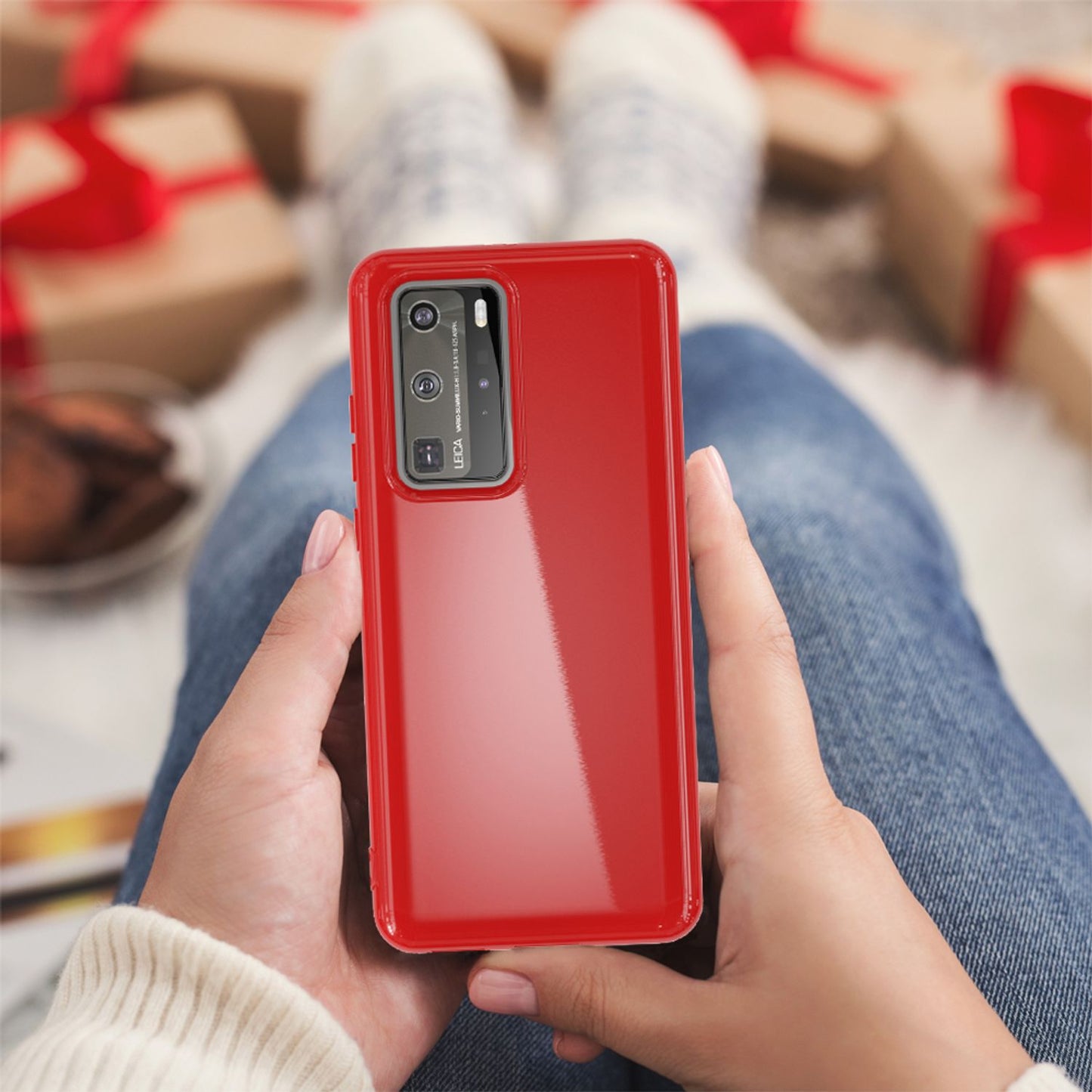 NALIA Huawei P40 Pro Silikon Schutzhülle - Ultra Slim, TPU Material, 0,8 mm Dicke