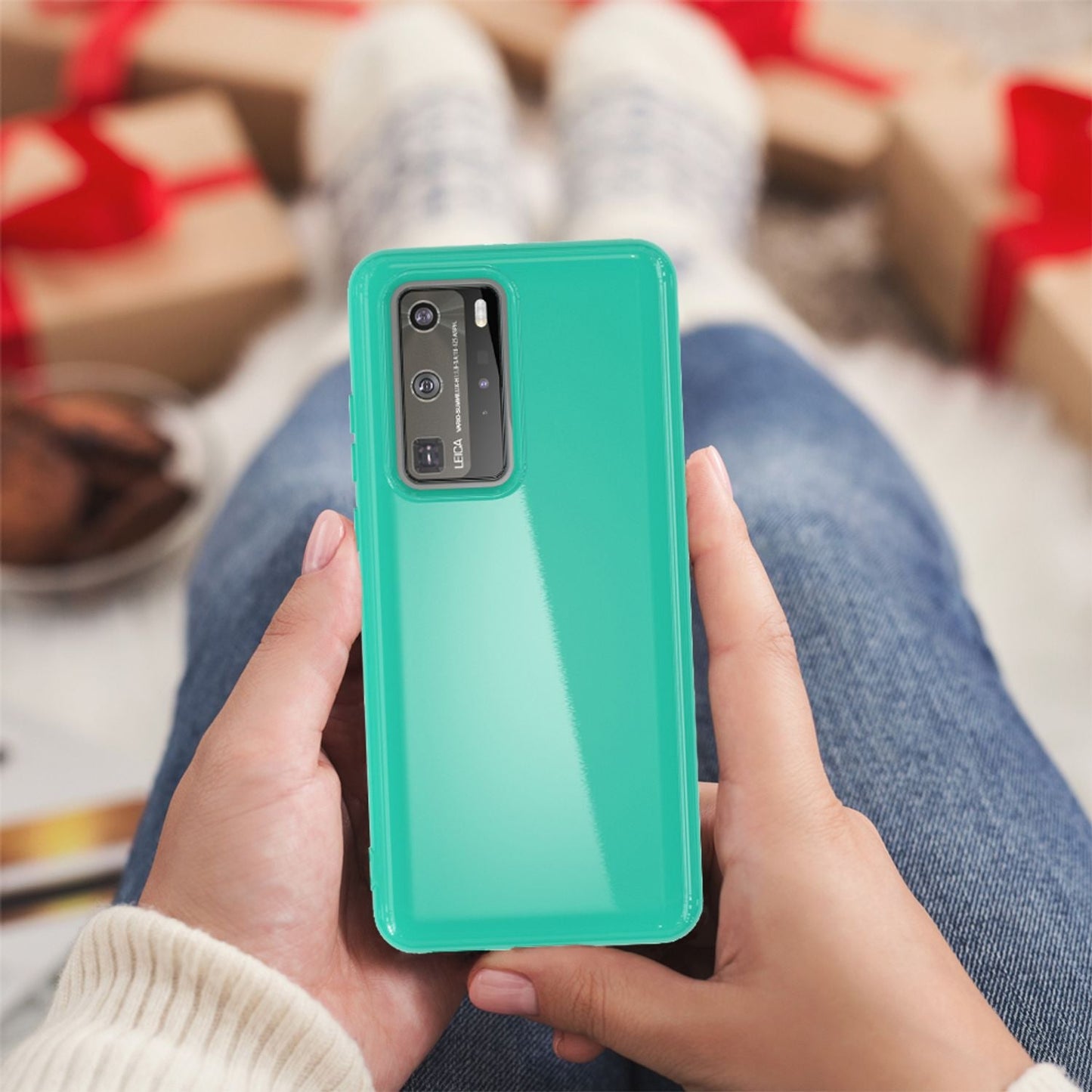 NALIA Huawei P40 Pro Silikon Schutzhülle - Ultra Slim, TPU Material, 0,8 mm Dicke