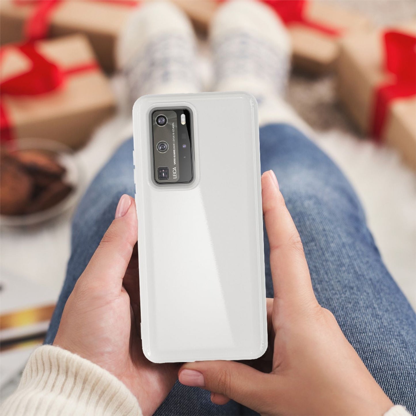 NALIA Huawei P40 Pro Silikon Schutzhülle - Ultra Slim, TPU Material, 0,8 mm Dicke