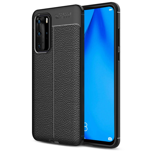 NALIA Huawei P40 Pro Lederoptik Hülle Slim Stoßfest Dünn