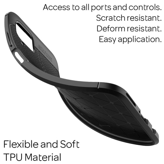 NALIA Handyhülle für Huawei P40 Lite Hülle, Leder Optik Stylische Handyhülle