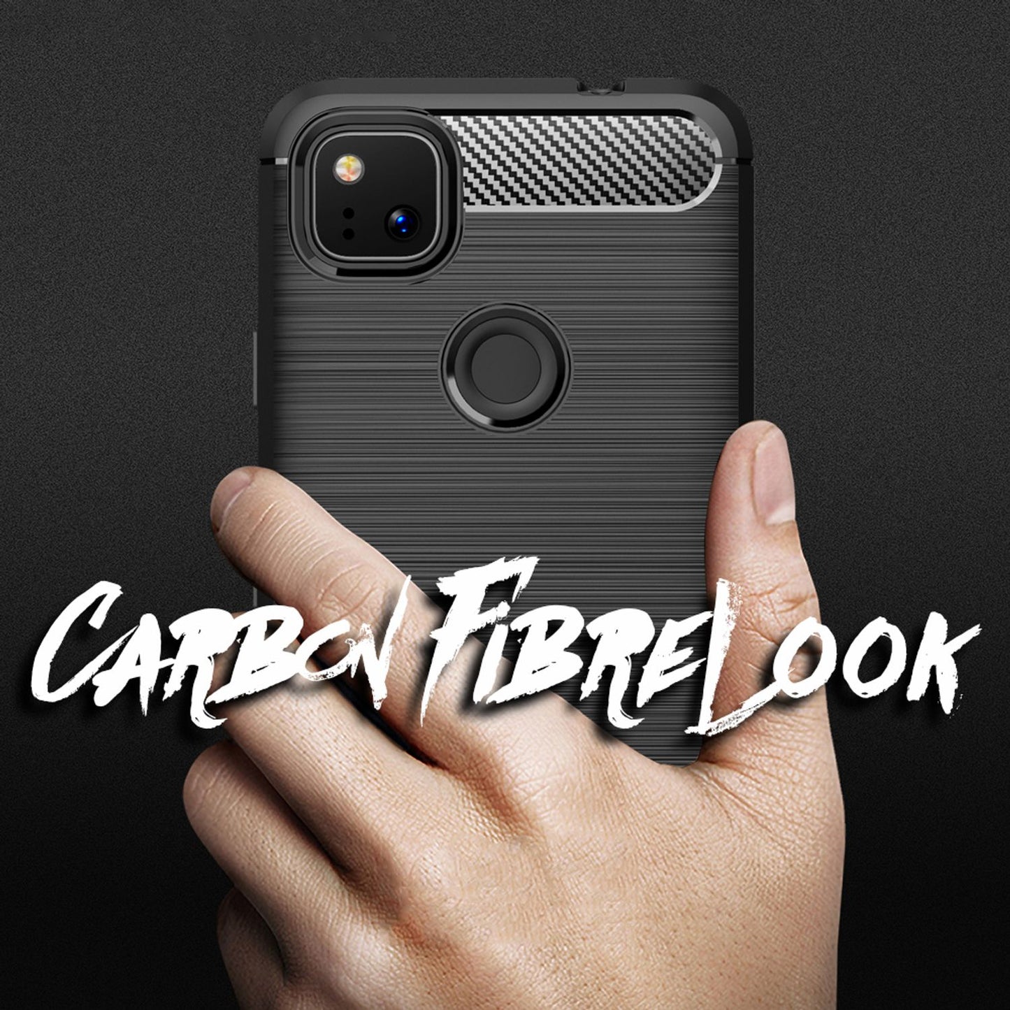 Husă de telefon NALIA pentru Google Pixel 4a, husă de protecție din silicon carbon