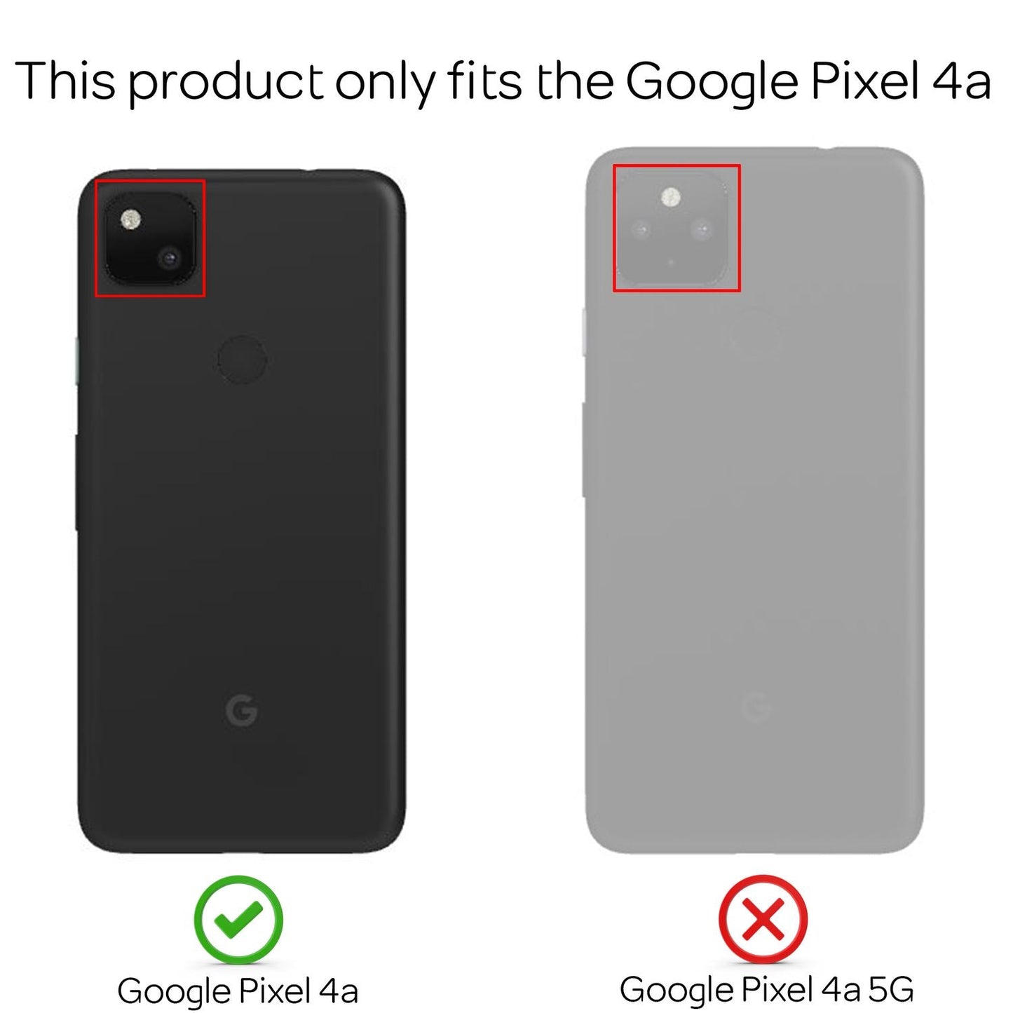 Husă de telefon NALIA pentru Google Pixel 4a, husă de protecție din silicon carbon