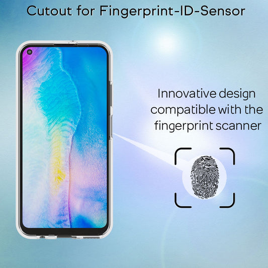 NALIA 360 Grad Case Huawei P40 Lite - Dünn 0,3 mm Transparent, Rundum Schutz, Soft Etui