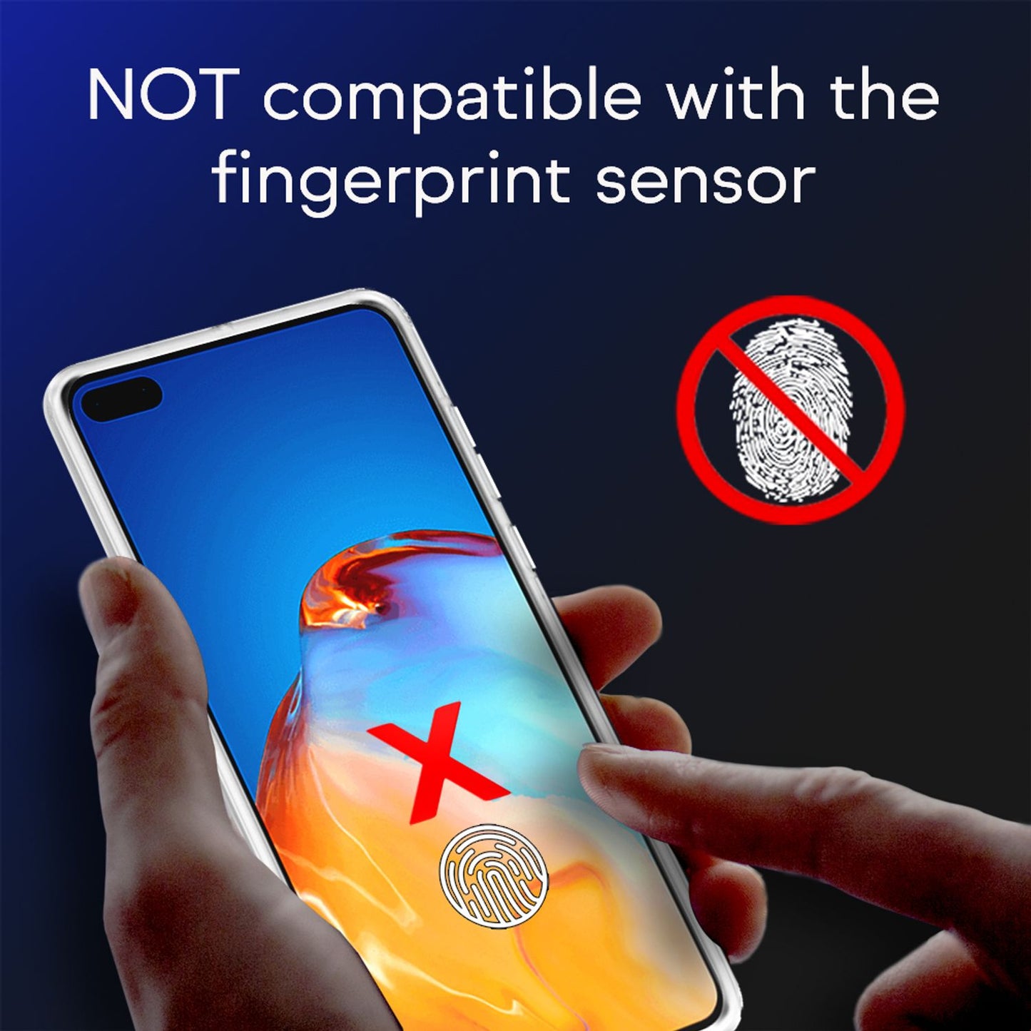 NALIA 360 Grad Handy Hülle - Huawei P40 Kompatibel, Transparente Hülle, Voller Rundumschutz