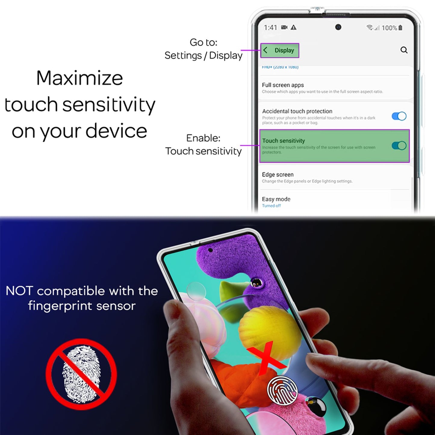 NALIA 360Grad Handyhülle Rundum-Schutz - Galaxy A71 Kompatibel, TPU