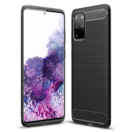NALIA Galaxy S20 Plus Vortex Carbon Look Case - TPU Silikon Dünn