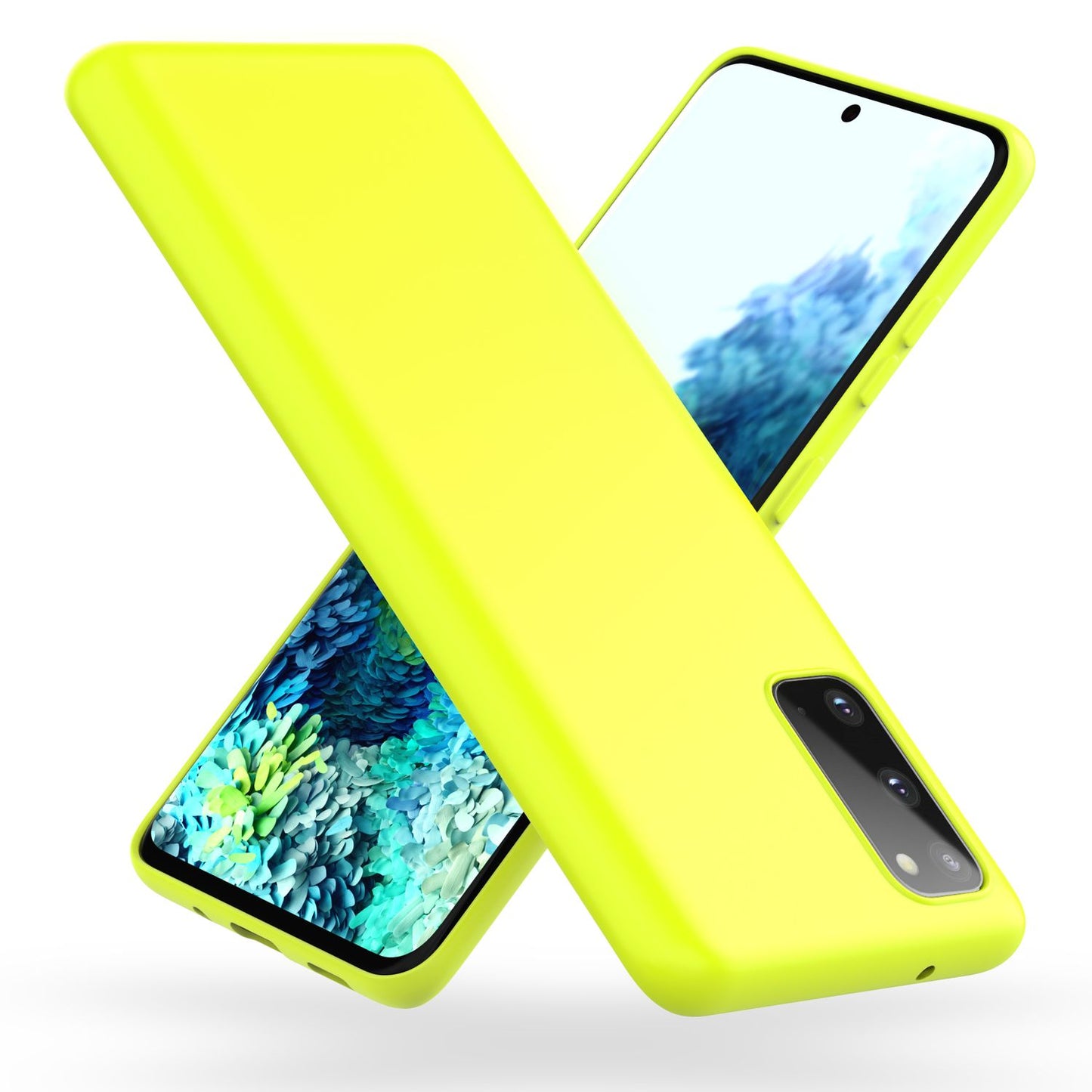 Nalia Neon Handy Hülle Neon Case Strahlende Farben - Galaxy S20 Kompatibel, TPU Silikon, Bumper