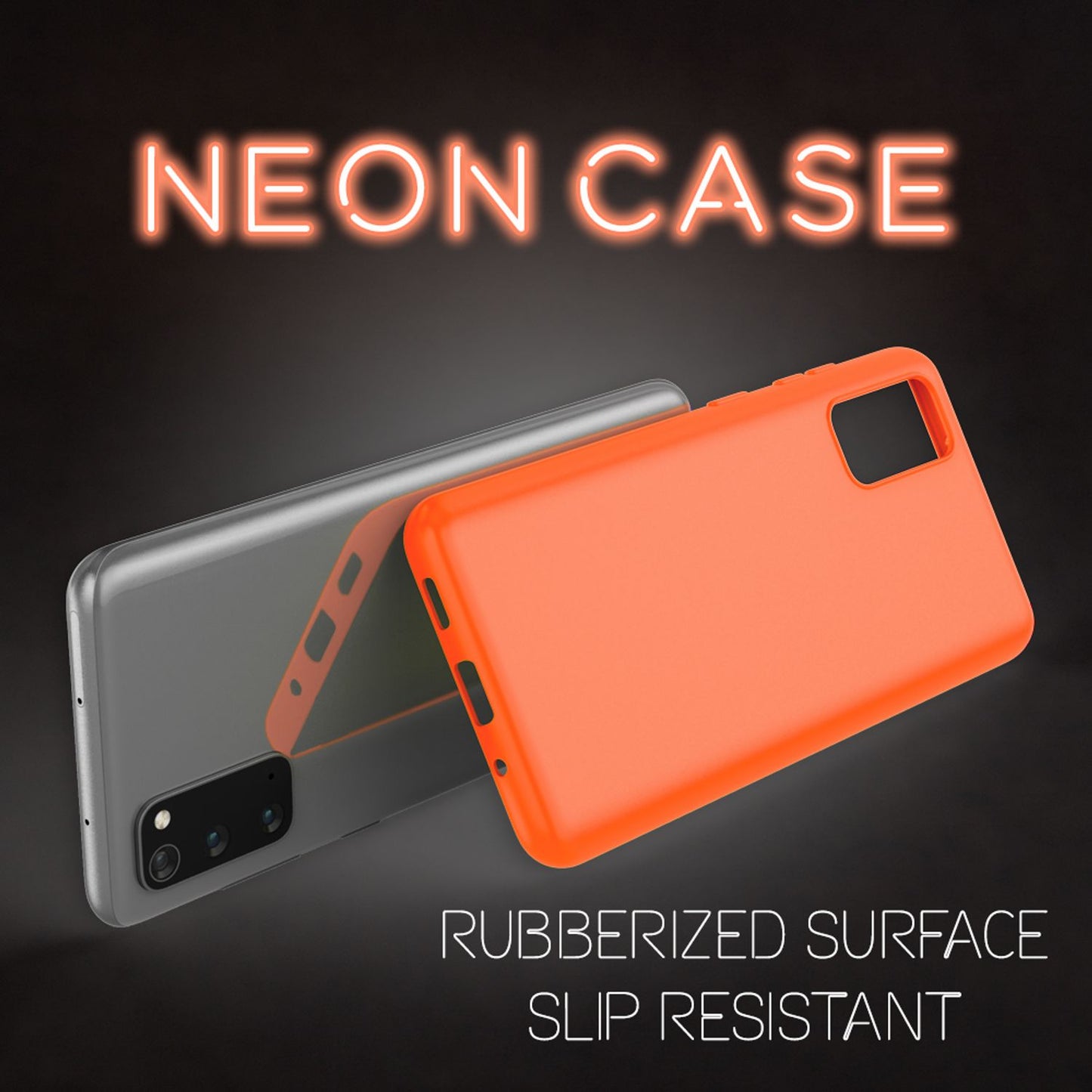 Nalia Neon Handy Hülle Neon Case Strahlende Farben - Galaxy S20 Kompatibel, TPU Silikon, Bumper