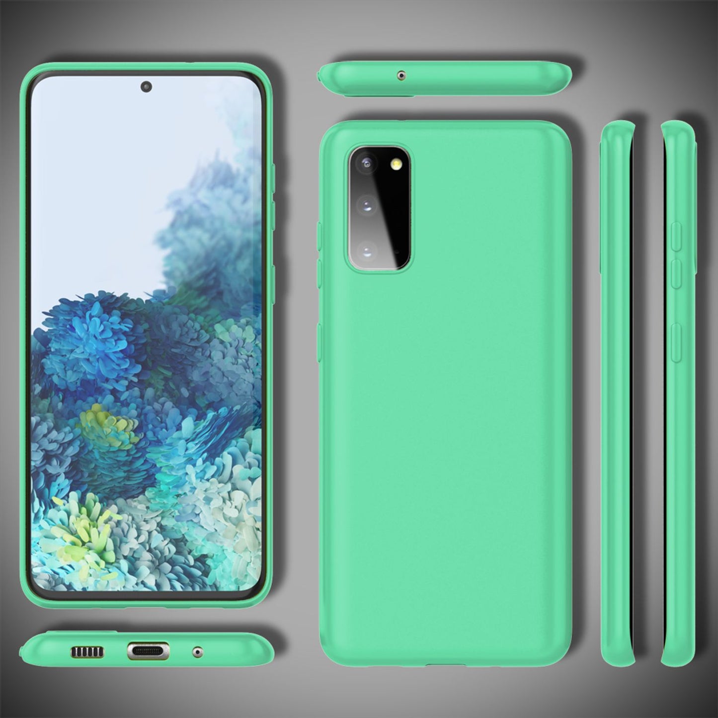 Nalia Neon Handy Hülle Neon Case Strahlende Farben - Galaxy S20 Kompatibel, TPU Silikon, Bumper