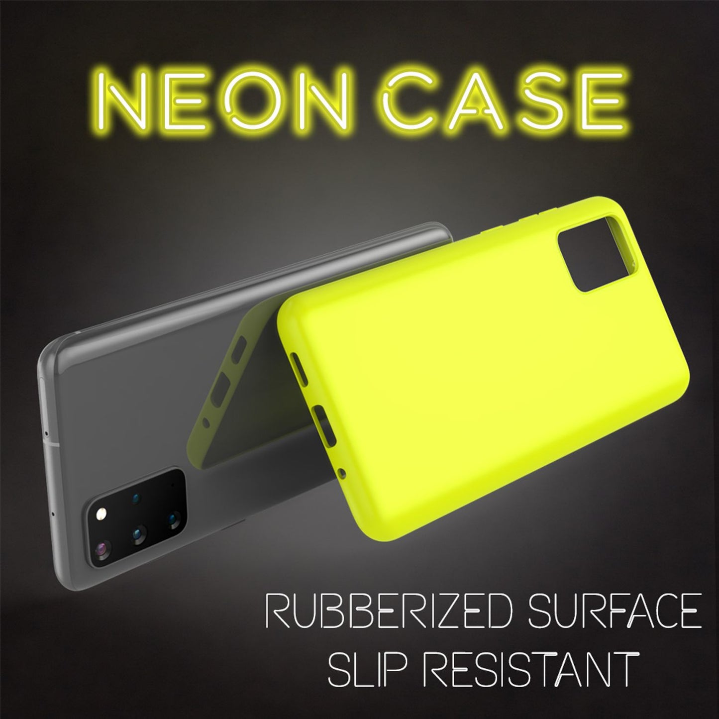 NALIA Neon Handy Hülle für Samsung Galaxy S20 Plus, Silikon Case Phone Cover