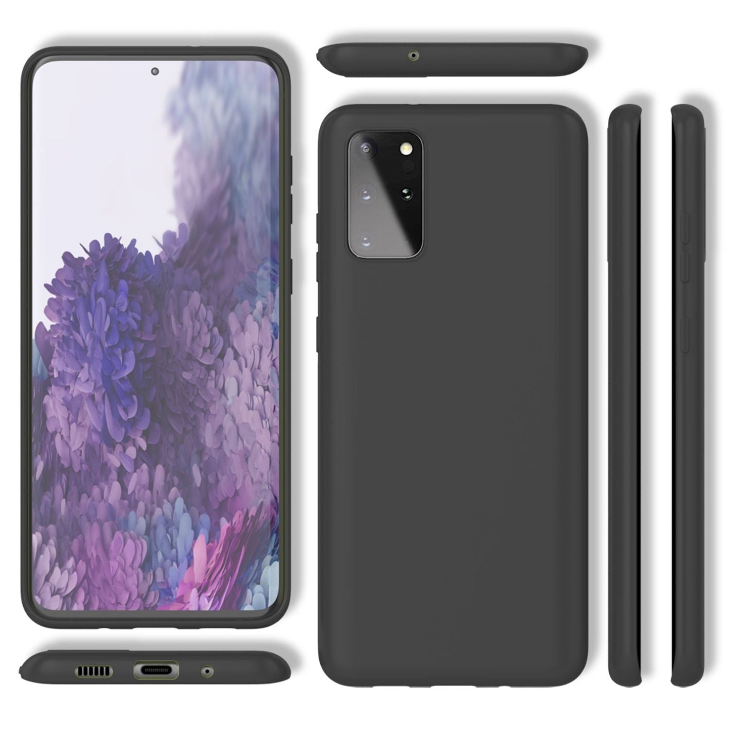 NALIA Neon Handy Hülle für Samsung Galaxy S20 Plus, Silikon Case Phone Cover