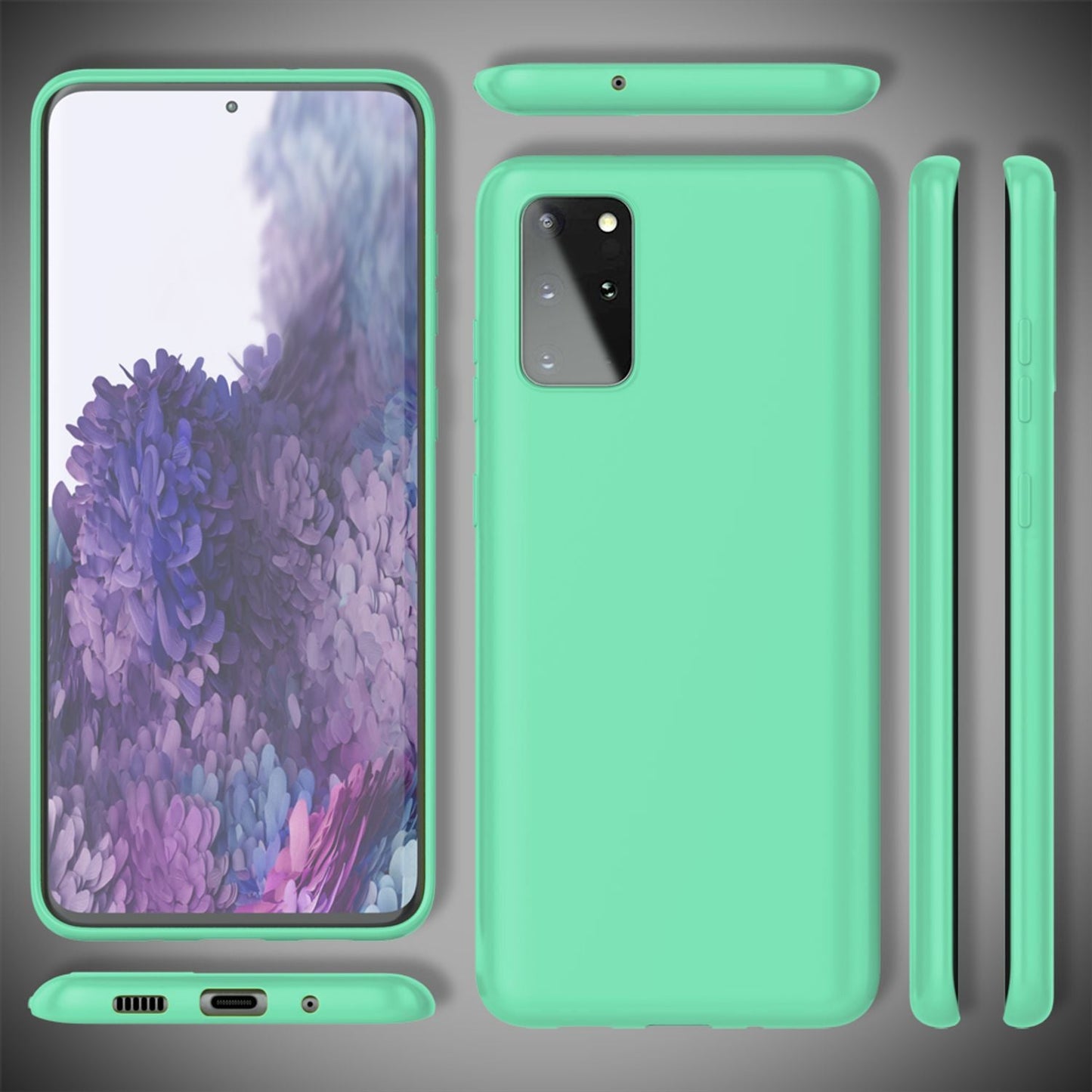 NALIA Neon Handy Hülle für Samsung Galaxy S20 Plus, Silikon Case Phone Cover