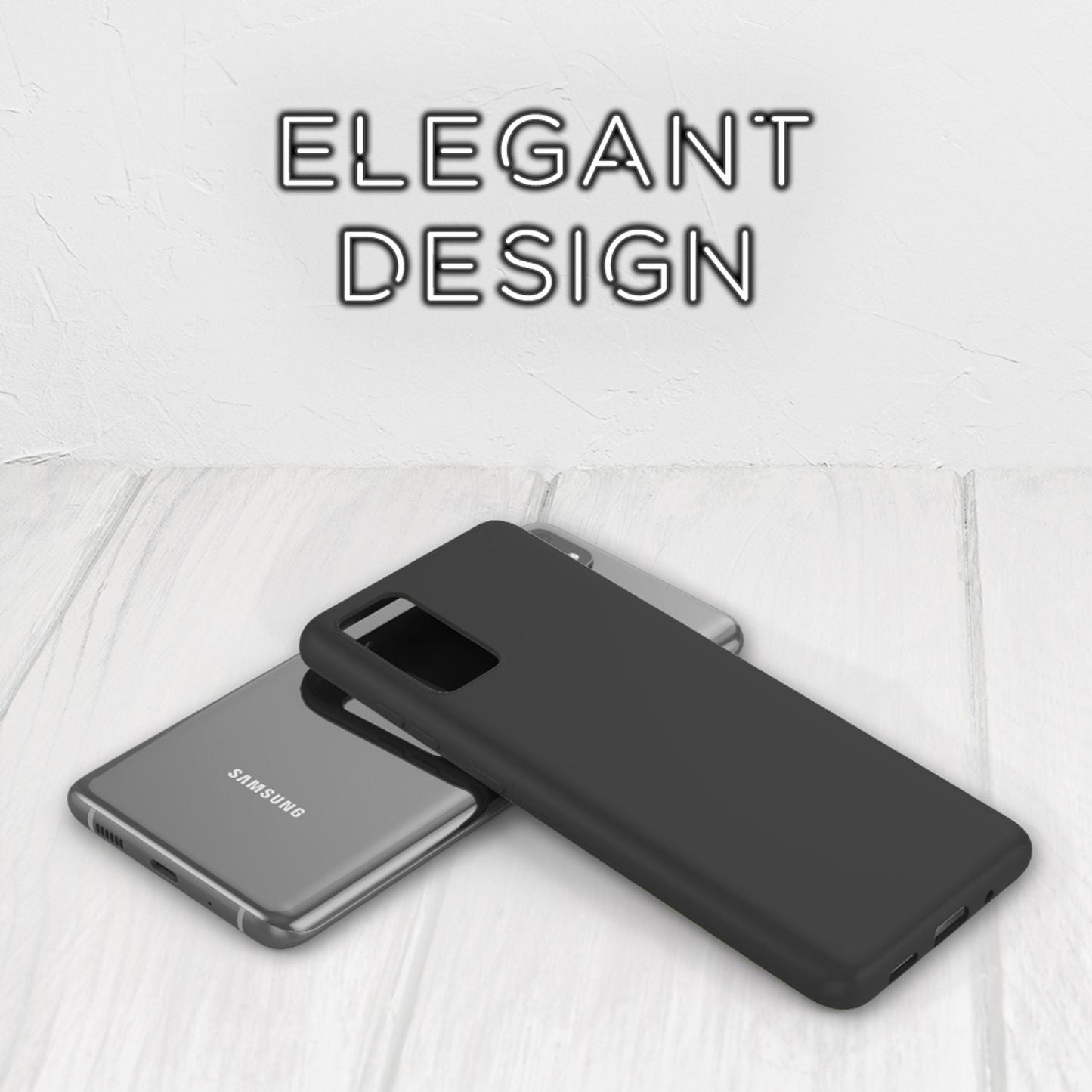 NALIA Neon Handy Hülle für Samsung Galaxy S20 Plus, Silikon Case Phone Cover