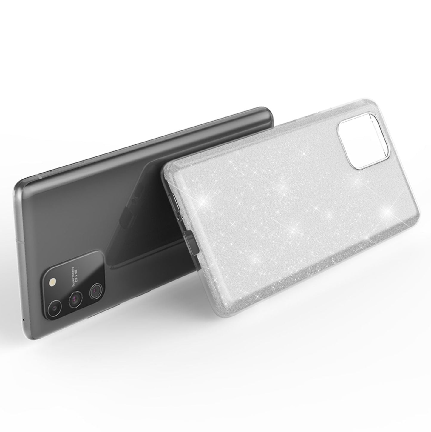NALIA Galaxy S10 Lite Glitzer Hülle - Passform Galaxy S10 Lite, Material Silikon, Glitzer Effekt