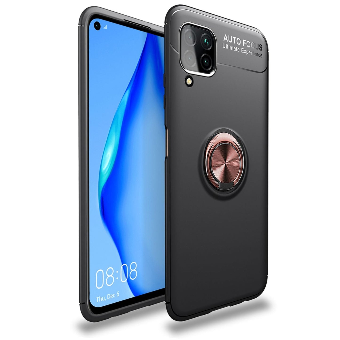 Etui na pierścionek NALIA - uchwyt na pierścionek 360 stopni silikonowy do Huawei P40 Lite