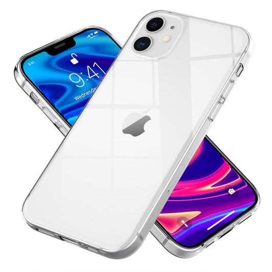 Husă de telefon NALIA pentru iPhone 12 mini, husă de protecție moale, transparentă