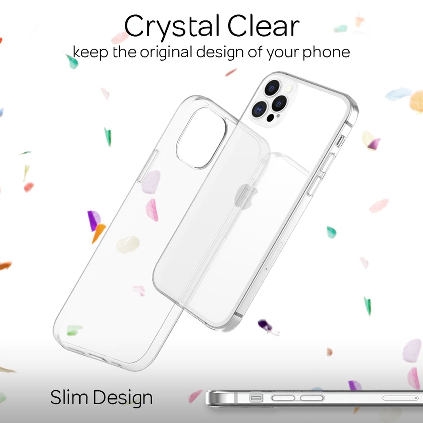 Husă NALIA AirFlex Clear - Compatibilă cu iPhone 12 Pro Max, Transparentă, Ultra Subțire