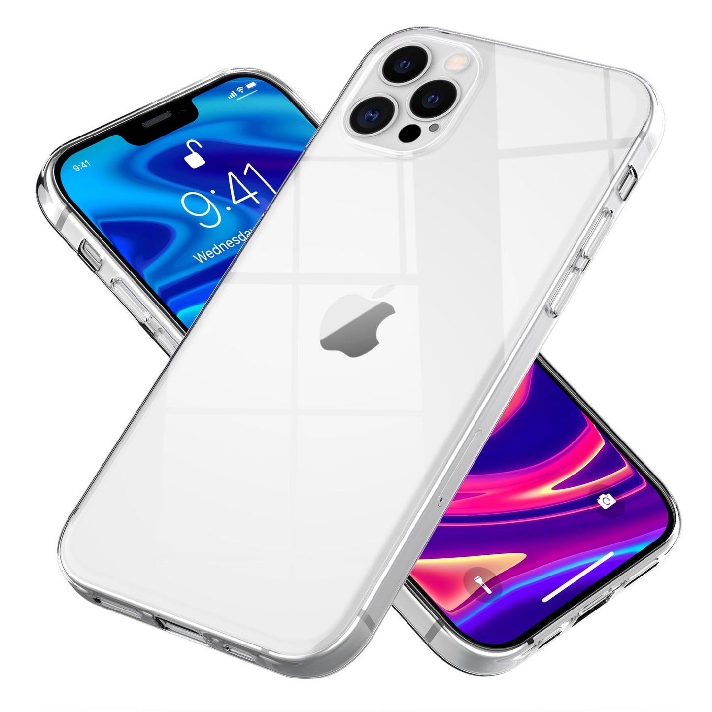 Husă NALIA AirFlex Clear - Compatibilă cu iPhone 12 Pro Max, Transparentă, Ultra Subțire