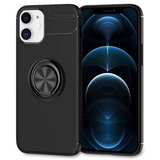 NALIA Ring Handyhülle für iPhone 12 / iPhone 12 Pro, Handy Cover Case Schutz Etui TPU