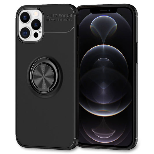 NALIA Ring Handyhülle für iPhone 12 Pro Max, Handy Cover Case Schutz Tasche TPU Etui