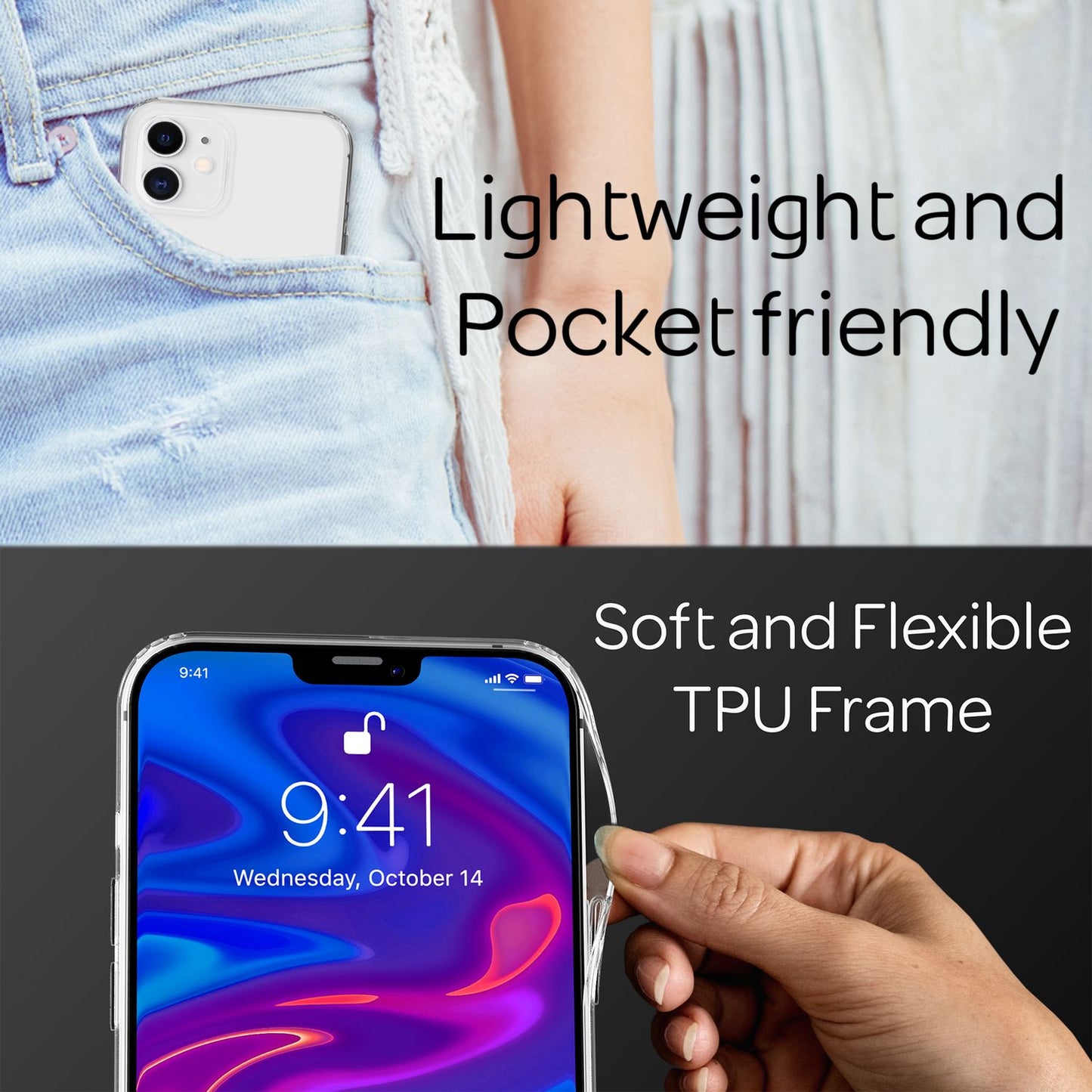 NALIA Ignite Hülle - Kompatibel IPhone 12/12 Pro Dünn Kratzfest