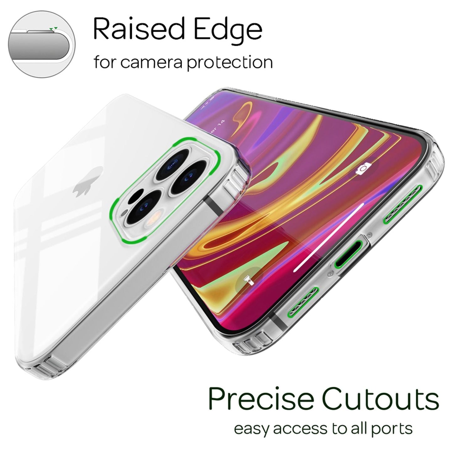 Husă de telefon NALIA pentru iPhone 12 Pro Max, husă rigidă și carcasă de protecție din silicon