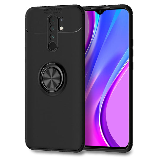NALIA Ring Handy Hülle für Xiaomi Redmi 9, Silikon Case Cover mit Finger Halter