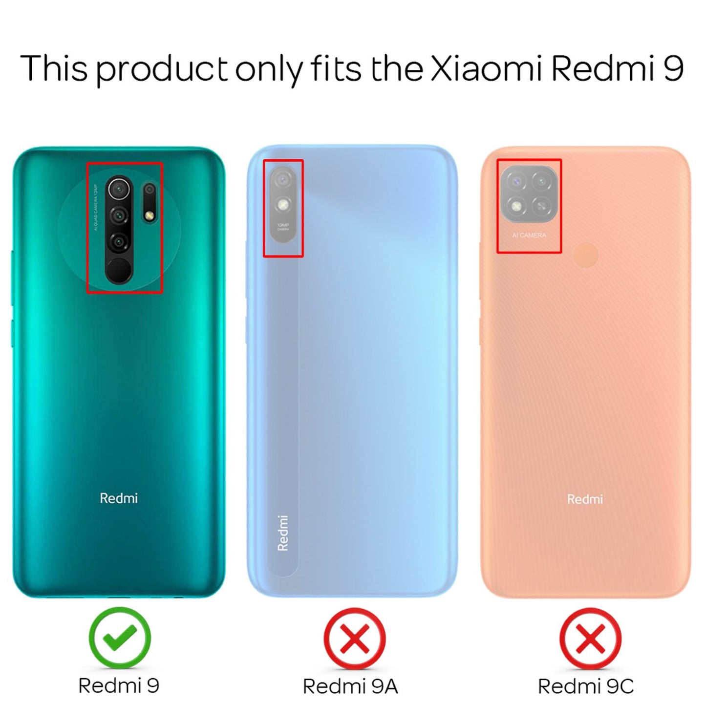 NALIA Ring Handy Hülle für Xiaomi Redmi 9, Silikon Case Cover mit Finger Halter