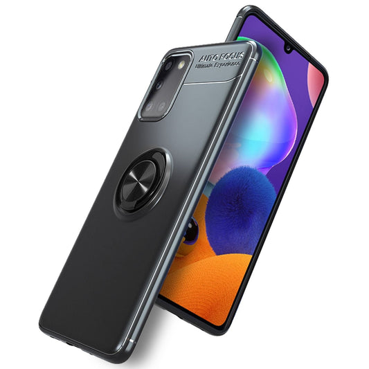 Husă inel NALIA Grip360 cu suport rotativ pentru inel la 360°, suport opțional - Compatibilă cu A31, TPU/PC