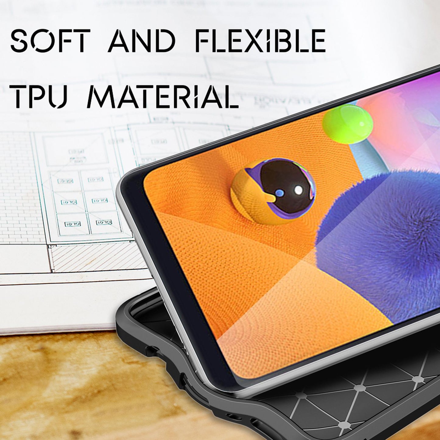 Husă de telefon NALIA Design pentru Samsung Galaxy A31, aspect piele