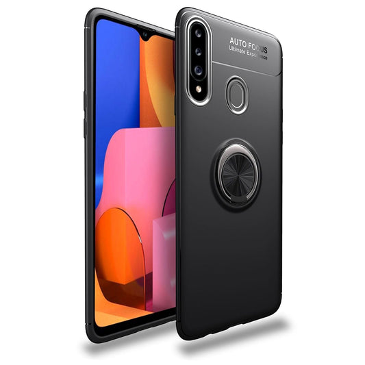 NALIA Ring Handy Hülle für Samsung Galaxy A20s, Schutz Phone Case Cover Bumper