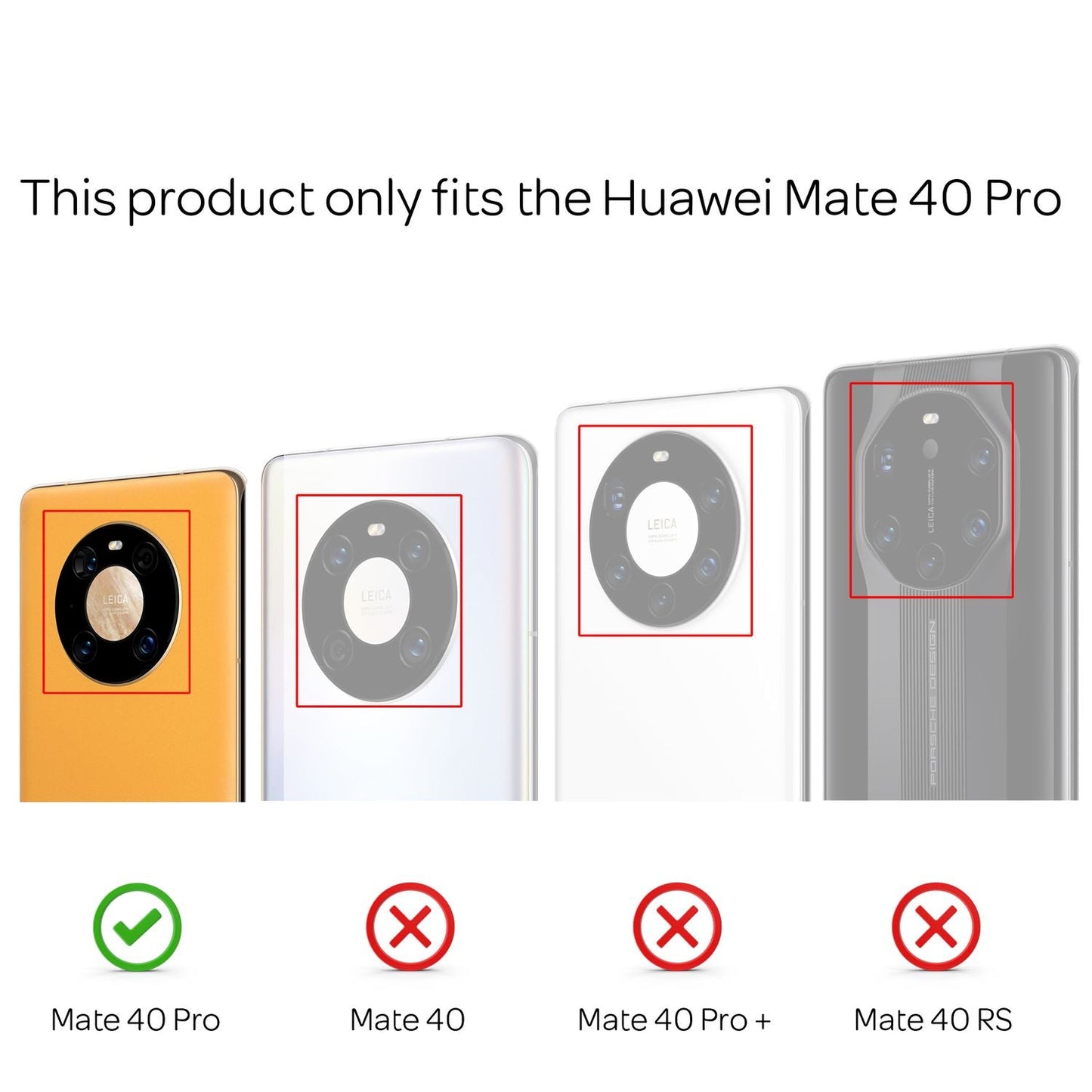 NALIA Klare Handyhülle - Transparente Hülle Huawei Mate 40 Pro - Größe Passgenau Dünn Kratzfest