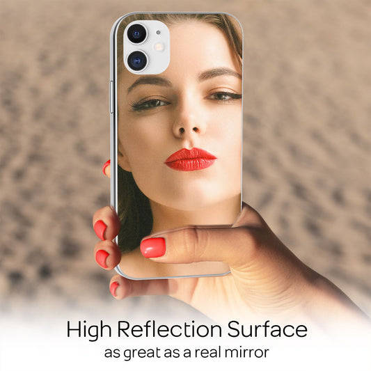 Etui NALIA Mirror ze szkła hartowanego z funkcją lustra – rozmiar iPhone 12 Mini, szkło hartowane 9H